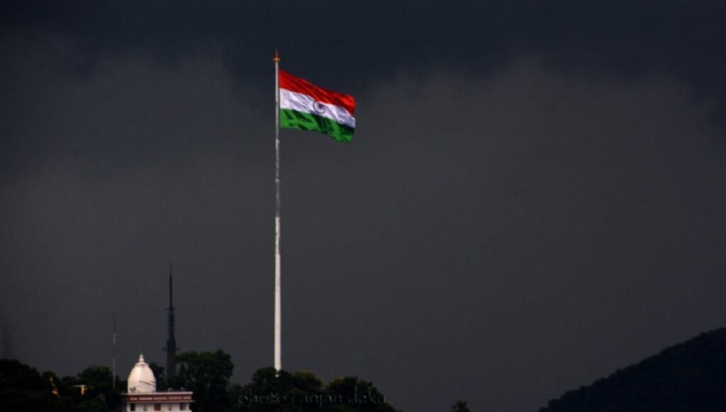 Guwahati’s Sarania Hills Tricolour Restored to Full Mast After Weather-Related Precaution Sparks Public Concern