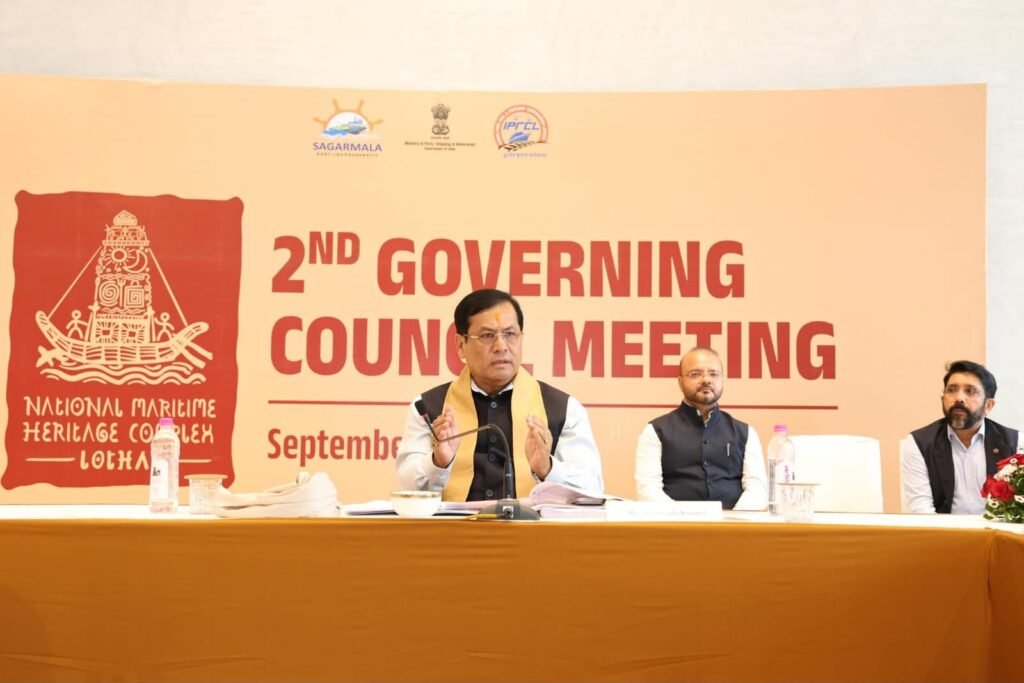 Lothal Project: NMHC Phase 1A Reaches 82% Completion, Sonowal Reviews Progress